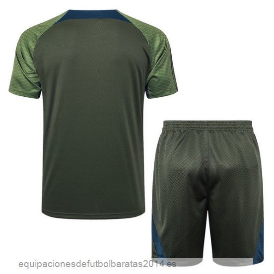 Nuevo Entrenamiento Conjunto Completo Paris Saint Germain 24/25 Verde Baratas